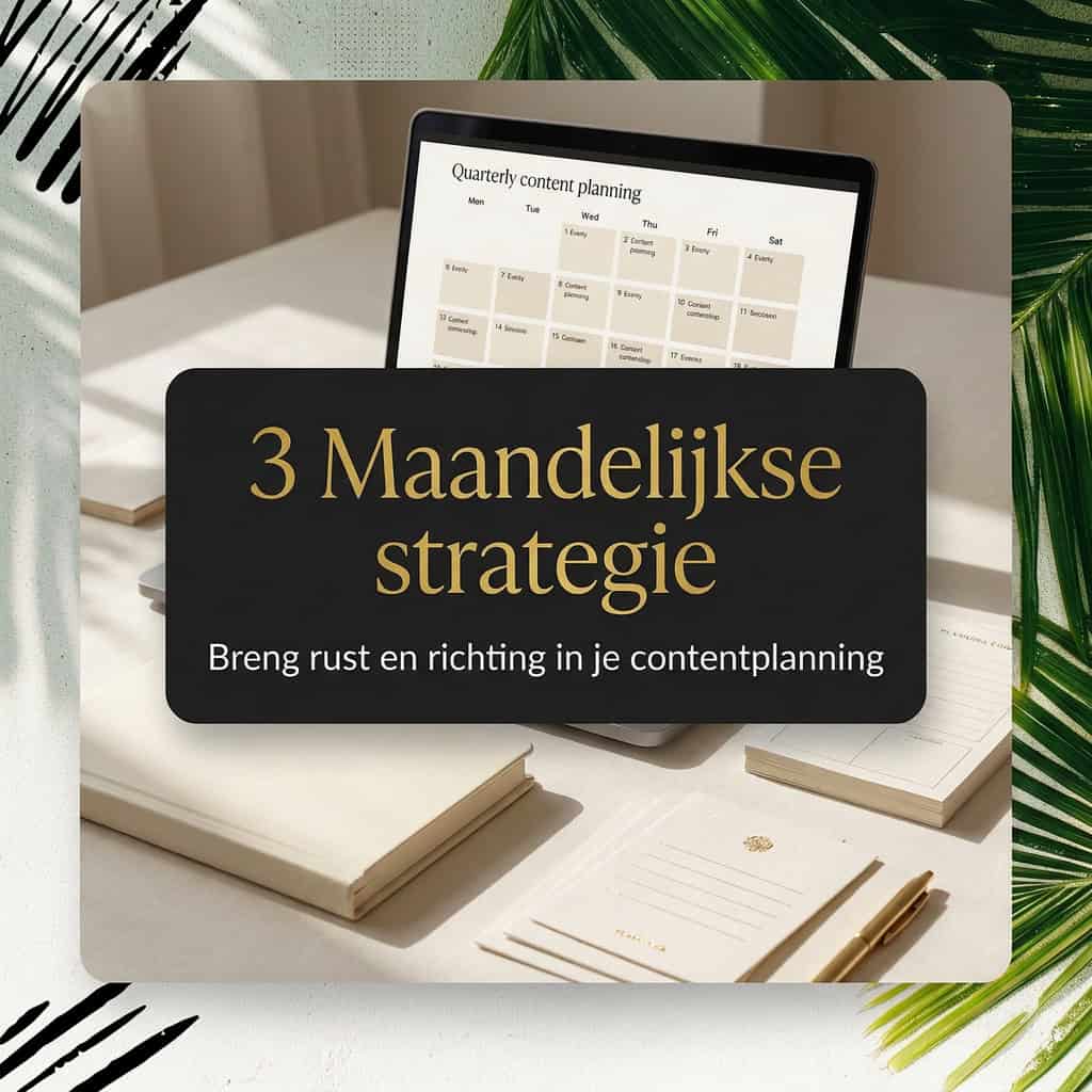 3 Maandelijkse strategie (Pre-order)