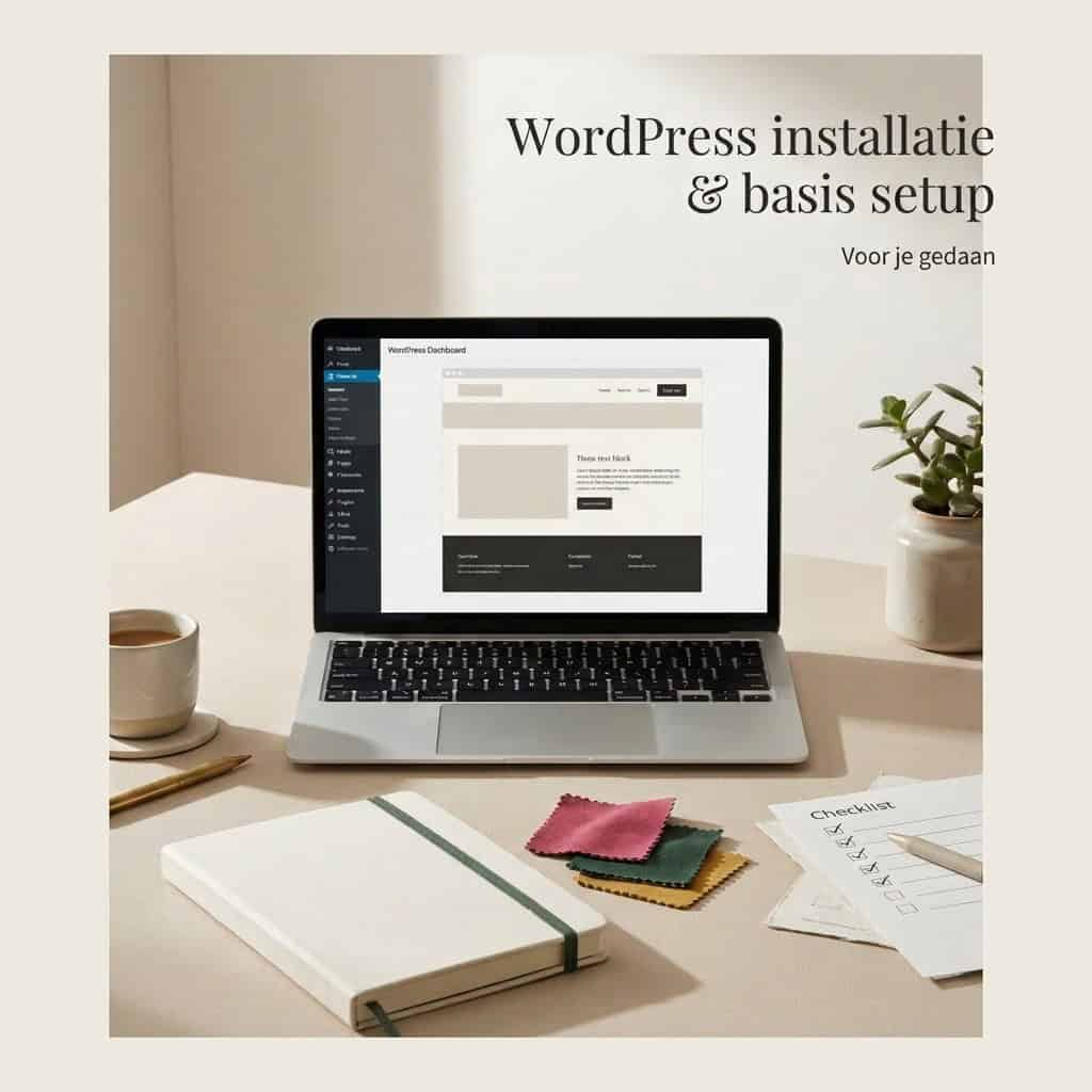 WordPress installatie & Basis setup (setup en styling)